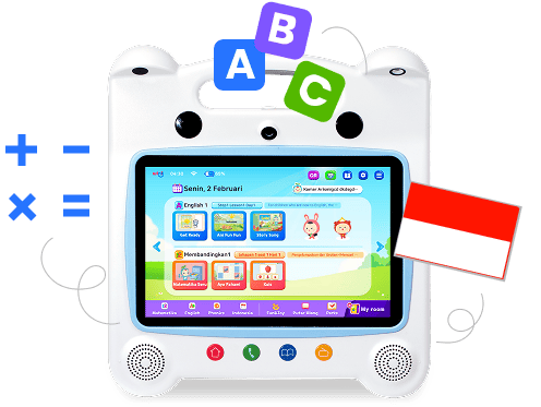 Tablet edukasi untuk anak cerdas Indonesia. Belajar sambil bermain jadi lebih seru dan menyenangkan!