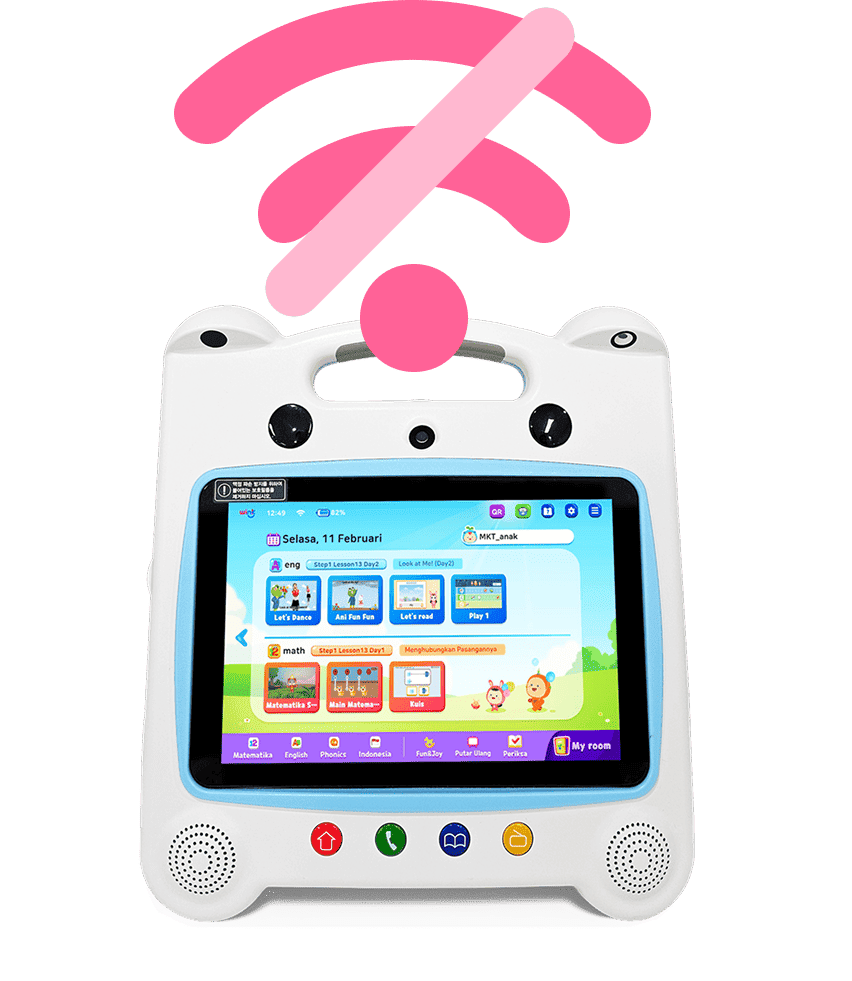 perlengkapan belajar yang canggih, seru untuk si kecil dengan perangkat mobile aplikasi wink versi 1,4