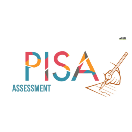 grafik hasil tes PISA yang mengukur kemampuan matematika, sains, dan membaca siswa di seluruh dunia.